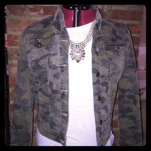 Blue Rain camouflage denim jacket